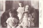 Kaart Koningshuis Duitsland - Keizer Wilhelm II met Kinderen, Ophalen of Verzenden, Gebruikt, Buitenland, Kaart, Foto of Prent