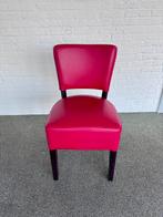 Roze/rood nep leren stoelen, Huis en Inrichting, Stoelen, Ophalen, Overige kleuren