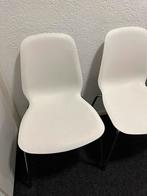 Eettafel stoelen, Huis en Inrichting, Stoelen, Kunststof, Wit, Ophalen of Verzenden, Zo goed als nieuw