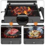 Houtskool BBQ Grill met Zijtafel - Grote Buitenbarbecue, Tuin en Terras, Houtskoolbarbecues, Niet ingevuld, Niet ingevuld, Nieuw