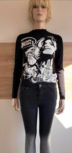 Nikkie Trui Maat 42 (valt als 40) - Gedragen, Zwart, Maat 42/44 (L), Ophalen of Verzenden, Lange mouw