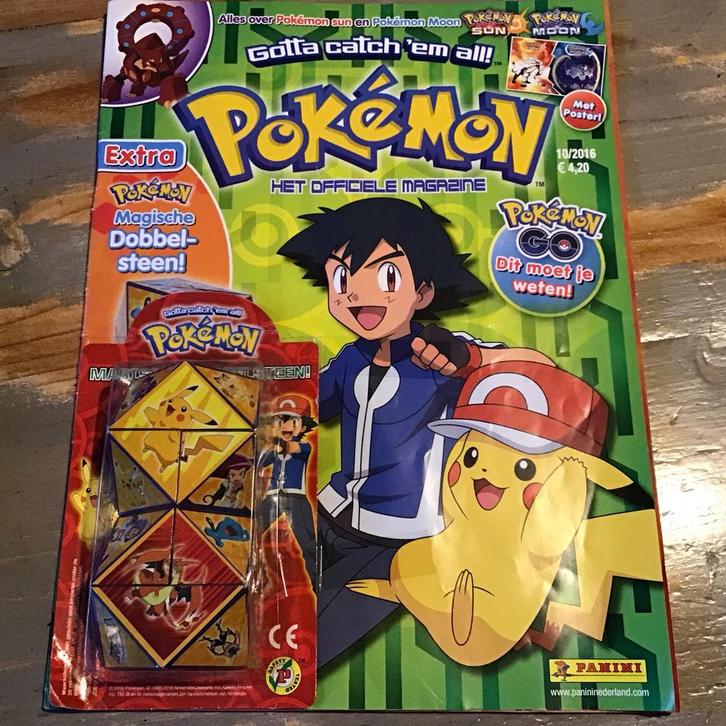 Pokémon Magazine van 10/2016, Hobby en Vrije tijd, Verzamelkaartspellen | Pokémon, Zo goed als nieuw, Overige typen, Ophalen