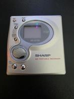 SHARP MD-MT180H Portable Minidisc Recorder - Goed Werkend, Ophalen of Verzenden, Minidisc-recorder