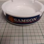 asbak Samson wit, glas, 15cm (shagtabak), Ophalen of Verzenden, Zo goed als nieuw, Asbak