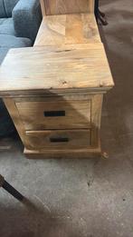 Nacht kastje mango direct leverbaar, Ophalen, Minder dan 45 cm, Nieuw, 55 tot 70 cm