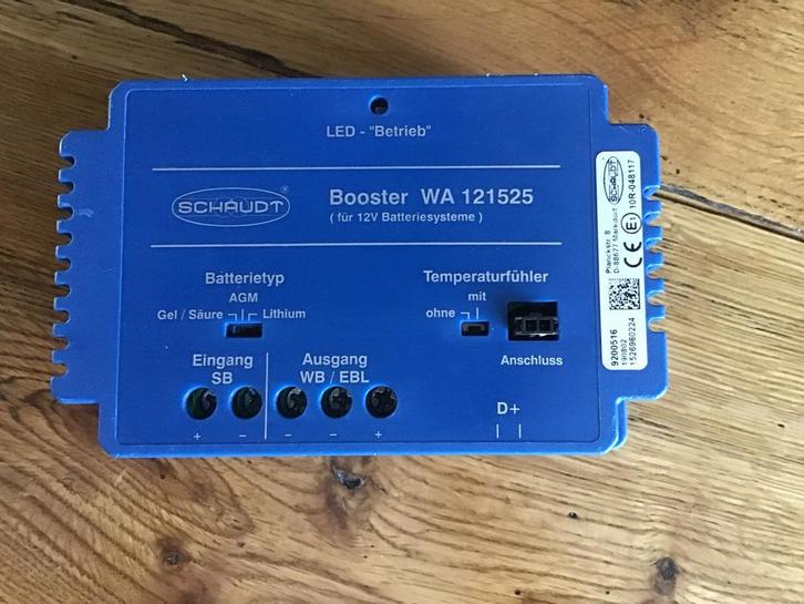 Schaudt Booster WA 121525 - Accu Booster, Caravans en Kamperen, Camper-accessoires, Zo goed als nieuw, Ophalen of Verzenden