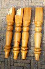 4 Houten tafelpoten, Ophalen, Tafelpoot, Minder dan 50 cm, 50 tot 100 cm