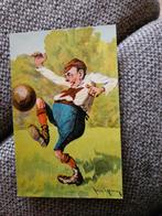 Voetbal oude  humor kaart, Ophalen of Verzenden, Voor 1920, Overige thema's