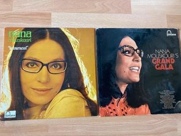 Vinyl LP's : 2 x Nana Mouskouri. beschikbaar voor biedingen