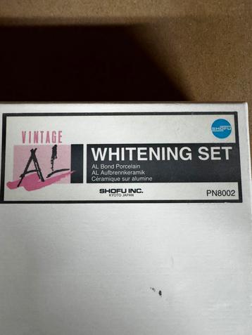 Tandtechniek Shofu Vintage AL Whitening Set  beschikbaar voor biedingen