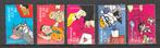 6 G --serie 1994-98 Cartoons 2001, Postzegels en Munten, Verzenden, Na 1940, Gestempeld