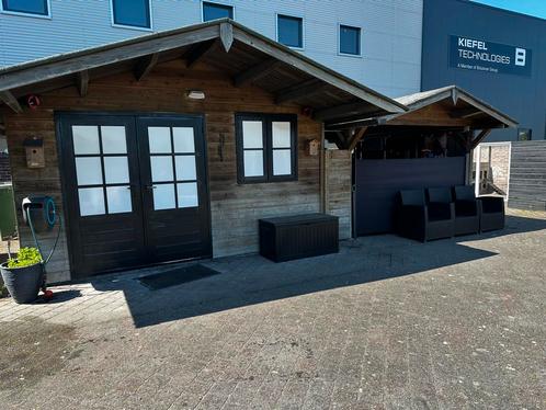 Tuinhuis en carpoort, Tuin en Terras, Tuinhuizen, Gebruikt, Hout, 200 tot 400 cm, Ophalen