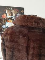 Vintage Nerts Bontjas Oscar Bass 's Gravenhage, Maat 38/40 (M), Bruin, Oscar Bass, Ophalen of Verzenden