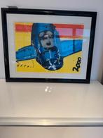 Herman Brood Zeefdruk Schiphol 2000, Antiek en Kunst, Kunst | Litho's en Zeefdrukken, Ophalen