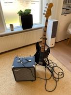 Basgitaar en fender versterker, Muziek en Instrumenten, Verzenden, Zo goed als nieuw, Minder dan 50 watt