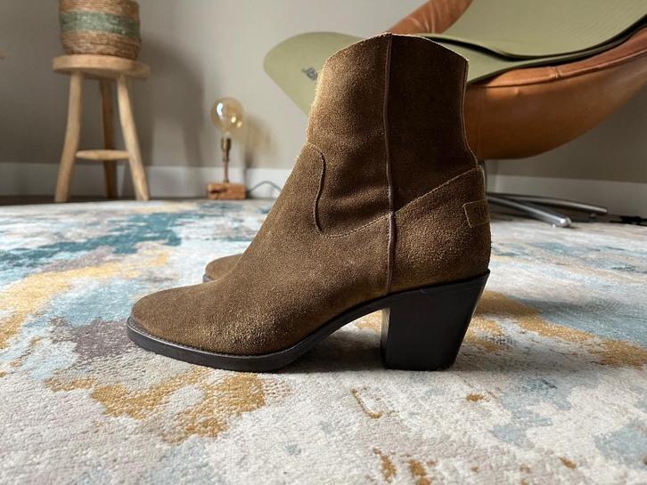 Mooie Shabbies enkellaarzen maat 42, Kleding | Dames, Schoenen, Zo goed als nieuw, Lage of Enkellaarzen, Bruin, Verzenden