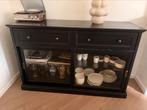 Dressoir Malsjo serie zwart virtrine kast, Huis en Inrichting, Ophalen, Zo goed als nieuw, 25 tot 50 cm