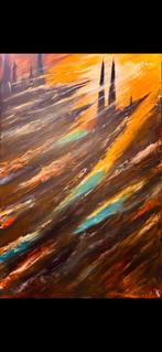 Acryl op doek schilderij 230x150cm" Cathedral of light", Antiek en Kunst, Kunst | Schilderijen | Abstract, Ophalen of Verzenden
