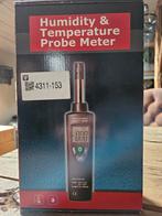 Temperatuur- en Vochtigheidsmeter, Doe-het-zelf en Verbouw, Meetapparatuur, Ophalen of Verzenden, Nieuw, Temperatuur