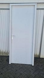 Deur met Kozijn (deur +-212 x +-83), Doe-het-zelf en Verbouw, Deuren en Horren, Gebruikt, 80 tot 100 cm, Binnendeur, Ophalen of Verzenden