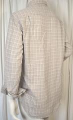 ERMENEGILDO ZEGNA🧐 flanellen overhemd mt IV L, Kleding | Heren, Overhemden, Ermenegildo Zegna, Verzenden, Beige, Zo goed als nieuw