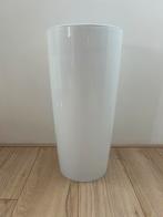 Plantenbak binnen - witte hoge vaas, Huis en Inrichting, Woonaccessoires | Vazen, Ophalen, Zo goed als nieuw, Wit