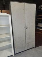 (0126) Metalen archiefkast van 100x40 cm en 198 cm hoog., Ophalen, Gebruikt, 100 tot 150 cm, .
