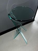 Glazen tafeltje, Ophalen, Minder dan 55 cm, Gebruikt, Glas
