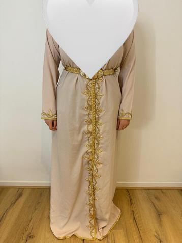 Lichtroze Kaftan / Marokkaanse Jurk M-XL beschikbaar voor biedingen