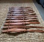 12 Leren tas-/kofferriemen 40 cm echt leer, Kleding | Dames, Riemen en Ceinturen, Bruin, Minder dan 80 cm, Echt leder, Tailleriem