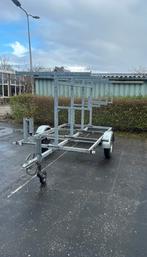 Steiger aanhanger, Doe-het-zelf en Verbouw, Steigers, Ophalen of Verzenden, Zo goed als nieuw, Rolsteiger of Kamersteiger, 5 meter of hoger
