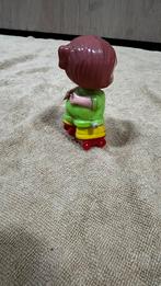 Meisje op rolschaatsen, Ophalen