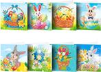 Partij 8-packs diamond painting pasen wenskaarten