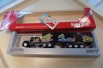 Amerikaanse trekker / oplegger Radio F (Herpa), Verzenden, Nieuw, Bus of Vrachtwagen, Herpa