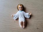 Antiek kerstgroep kindje Jezus 7 cm lang, Ophalen of Verzenden