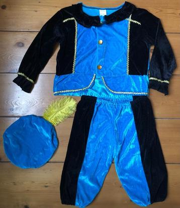 Pietenpak (kind) blauw/zwart en muts - verpakking (5-7 jaar) beschikbaar voor biedingen