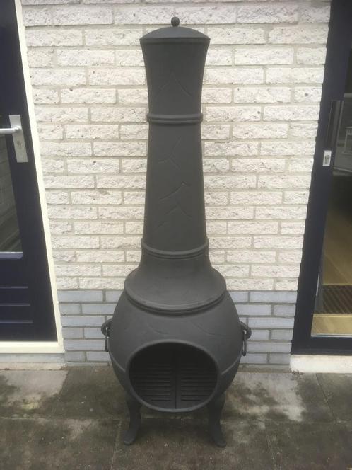 Gietijzeren terraskachel, splinter nieuw, Tuin en Terras, Terrasverwarmers, Nieuw, Vloer, Ophalen