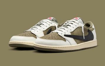 Jordan 1 Retro Low OG SP Travis Scott Medium Olive beschikbaar voor biedingen