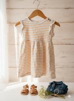 Zomerjurkje maat 86 - wit met gele strepen, Kinderen en Baby's, Kinderkleding | Overige, Verzenden, Zo goed als nieuw, Zeeman