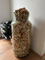 Kurken verzameling incl vaas, Ophalen, Overige kleuren, Minder dan 50 cm, Glas