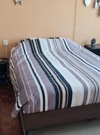 bed, Huis en Inrichting, Ophalen, Strak, Bruin, Tweepersoons