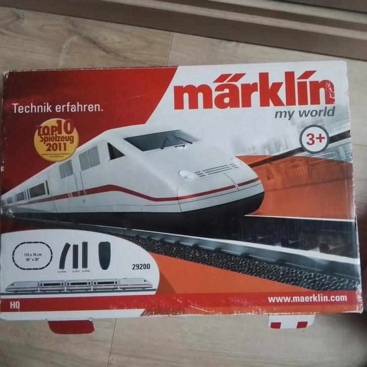 Marklin my World IC startset 29200, Hobby en Vrije tijd, Modeltreinen | H0, Gebruikt, Treinset, Gelijkstroom, Märklin, Ophalen of Verzenden