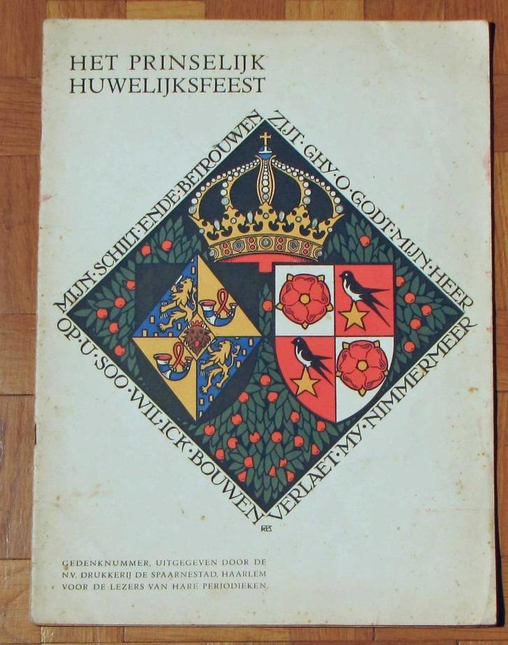 Gedenknummer uit 1937 Huwelijk Juliana en Bernhard, Verzamelen, Koninklijk Huis en Royalty, Gebruikt, Tijdschrift of Boek, Nederland