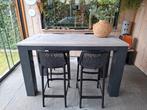 Stevige grote bartafel voor buiten, Tuin en Terras, Ophalen, Zo goed als nieuw
