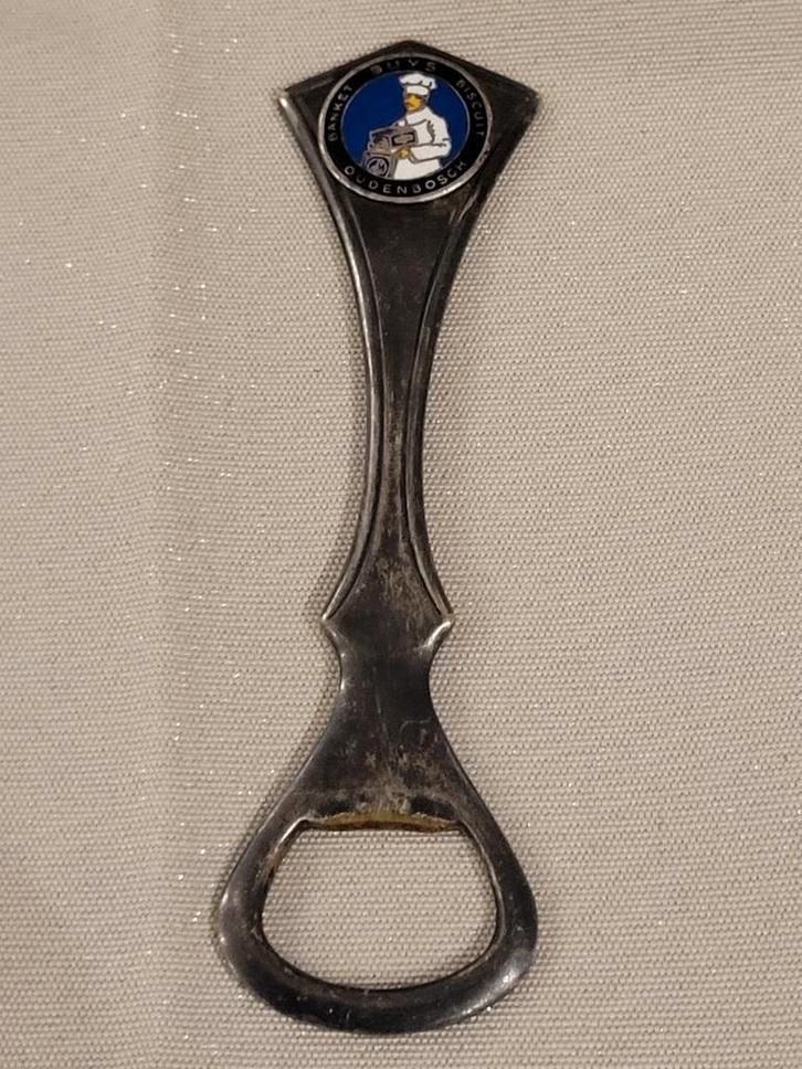 Vintage Banket Buys Biscuit Oudendosch Flessenopener, Antiek en Kunst, Antiek | Bestek, Ophalen of Verzenden