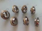 Spotjes - 7 stuks - kantelbaar - RVS - 55D / 83D, Metaal of Aluminium, Led, Ophalen of Verzenden, Zo goed als nieuw