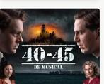 GEZOCHT 2 TICKETS 40-45 THE MUSICAL, Tickets en Kaartjes, Theater | Musical, Twee personen