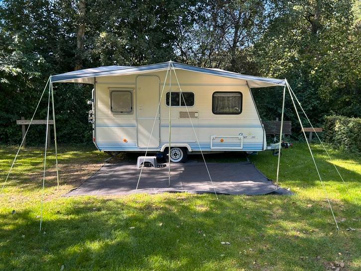 Caravalair Silver 395, Caravans en Kamperen, Caravans, Particulier, tot en met 4, 500 - 750 kg, Treinzit, Caravelair, Dwarsbed