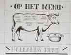 Handgeschilderde tegels, Friese witjes, zwart wit, jouw idee, Ophalen, Nieuw, Minder dan 20 cm, Minder dan 20 cm
