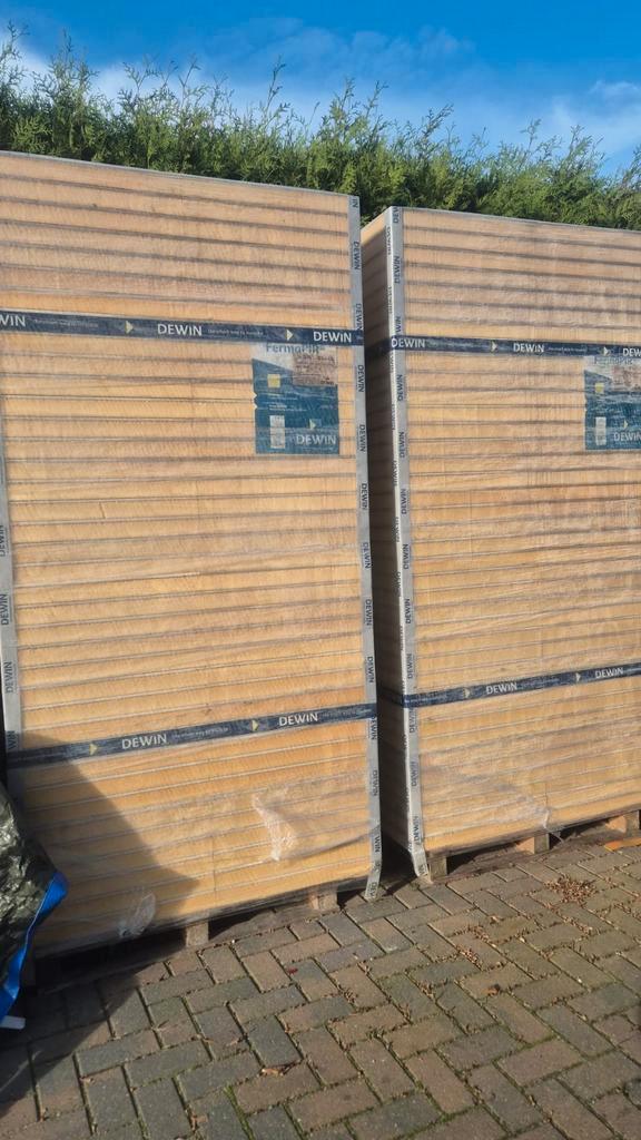 Fermacell  isolatieplaten 1cm met PIR isolatie 5cm, Doe-het-zelf en Verbouw, Platen en Panelen, Nieuw, Ophalen of Verzenden